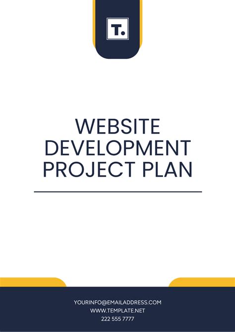 Website Development Plan Template