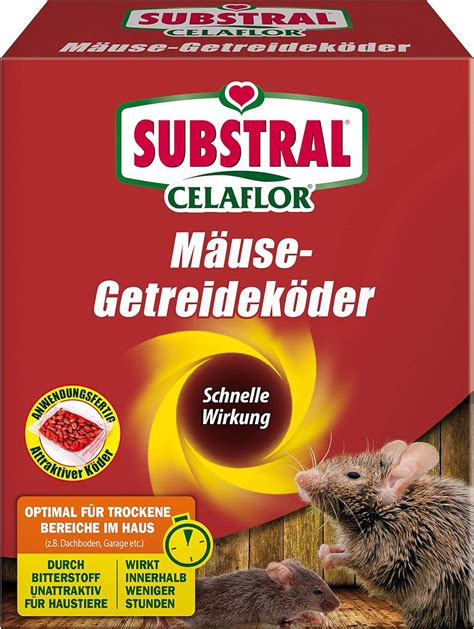 Substral Celaflor Mäuse Getreideköder Anwendungsfertiger Köder zur