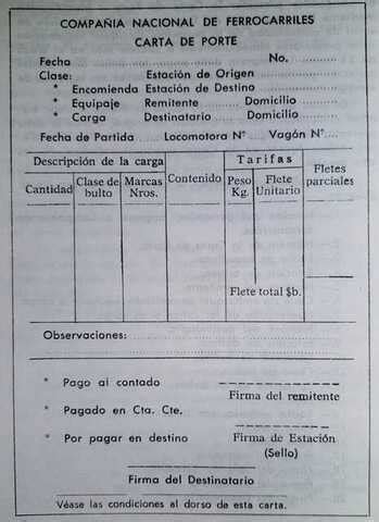 Carta De Porte Definici N Y Caracter Sticas Contabilidad Basica