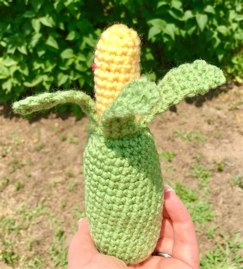 Free Crochet Corn Pattern How To Knit Worldly Wonders Workshop