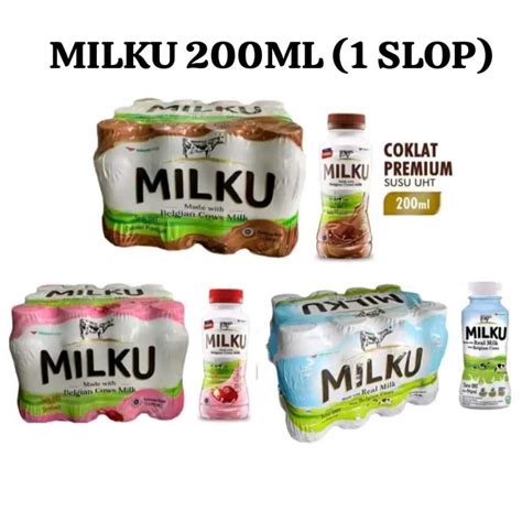 Jual Susu Milku Uht Ml Dus Isi Pcs Shopee Indonesia