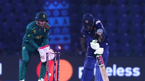 Sri Lanka Fined For Slow Over Rate Against South Africa In Icc World