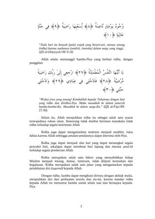 Menggapai Ridha Allah PDF