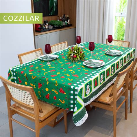 Toalha De Mesa Natal Lugares Cozzilar