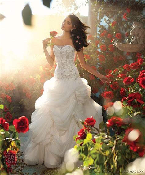 Disney Red Dress With White Flowers