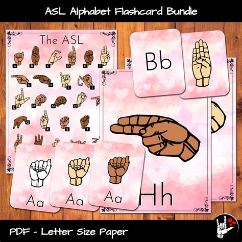 Asl Printable Flashcards