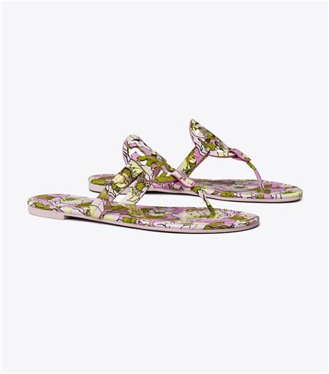 Miller Sandal Printed Patent Leather Women S Designer Sandals Tory