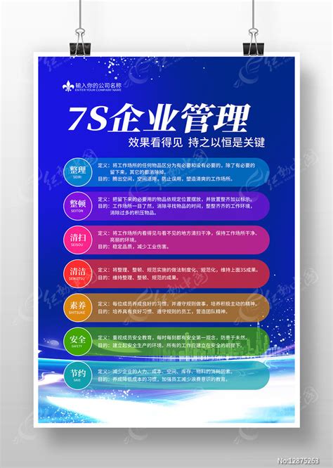 6s管理车间6s管理制度文化海报挂画图片下载红动中国