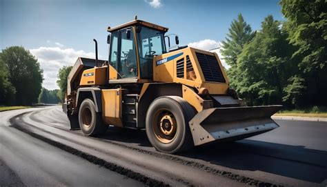 Premium Photo An Asphalt Milling Machine Removing Old Pavement On A