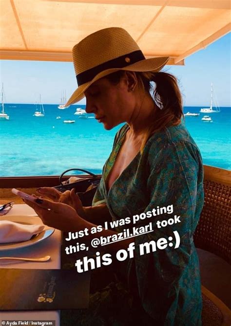 Ayda Field Shows Off Figure In Bikini As She Enjoys Idyllic Boat Trip