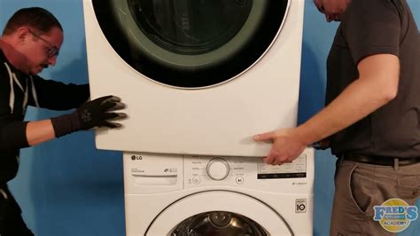 How To Install A Washer Dryer Stacking Kit Youtube