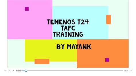 Temenos T24 Tafc Temenos T24 Version Routines Validation Routine Youtube