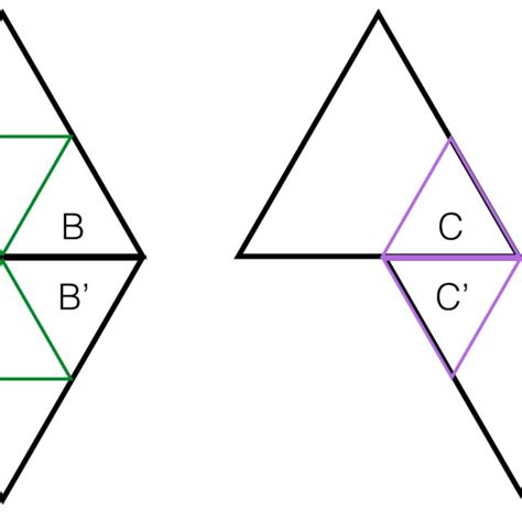 The vertex v is the unique vertex of triangle S which is the center of ...