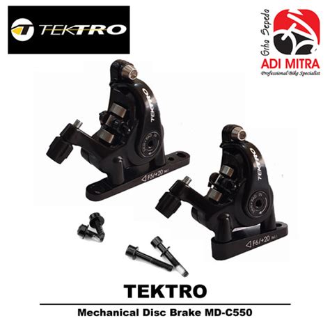 Jual Tektro MD C550 1 Set Tanpa Rotor Road Mechanical Disc Brake Flat