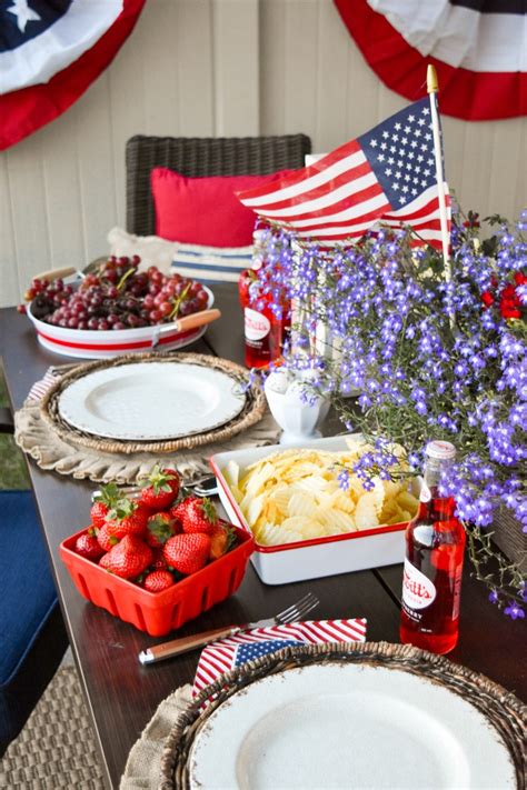 Karas Party Ideas 4th Of July Backyard Patio Barbeque Karas Party Ideas