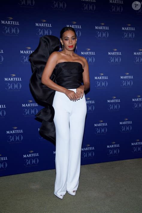 Photo Solange Knowles Soir E Du Tricentenaire De La Maison Martell