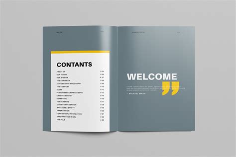 HR Employee Handbook Template by designsoul14 on Dribbble