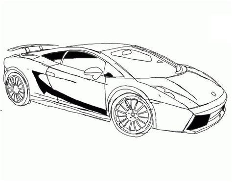 Omalovánky k vytisknutí Lamborghini Omalovanek cz