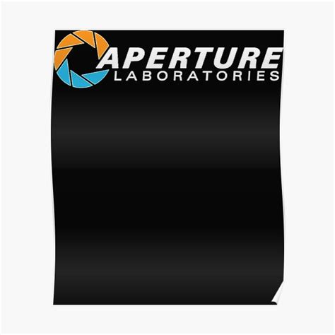 "Portal Aperture Science Logo" Poster for Sale by Glorielder | Redbubble