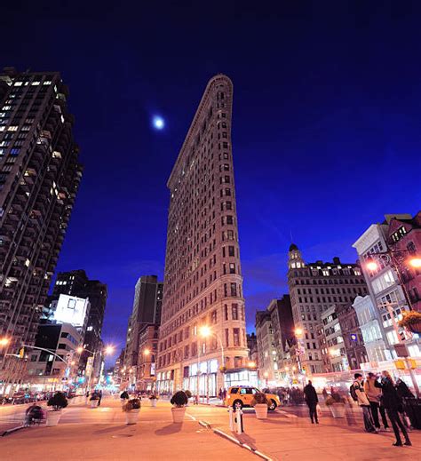 Flat Iron Building Night Stock Photos, Pictures & Royalty-Free Images ...