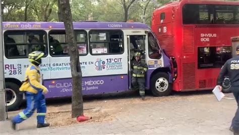 Fgj Cdmx Inicia Carpeta De Investigaci N Luego Del Accidente Entre Dos