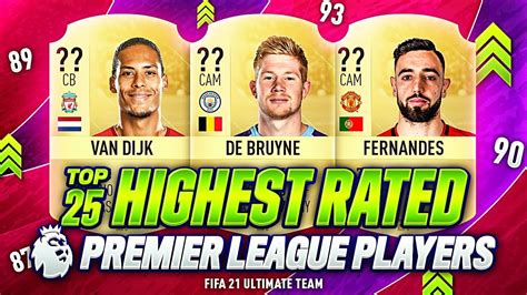 Fifa 21 Top 25 Premier League Players Ratings Predictions 😱🔥 Biggest