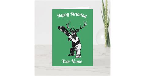 Deer Hunter Birthday Card Zazzle