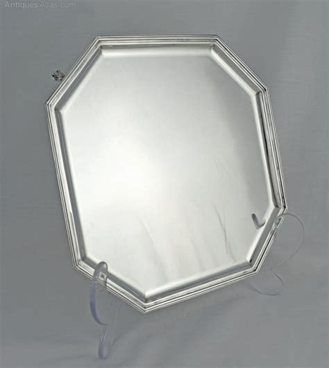 Antiques Atlas Large Art Deco Octagonal Silver Salver Gandssmiths