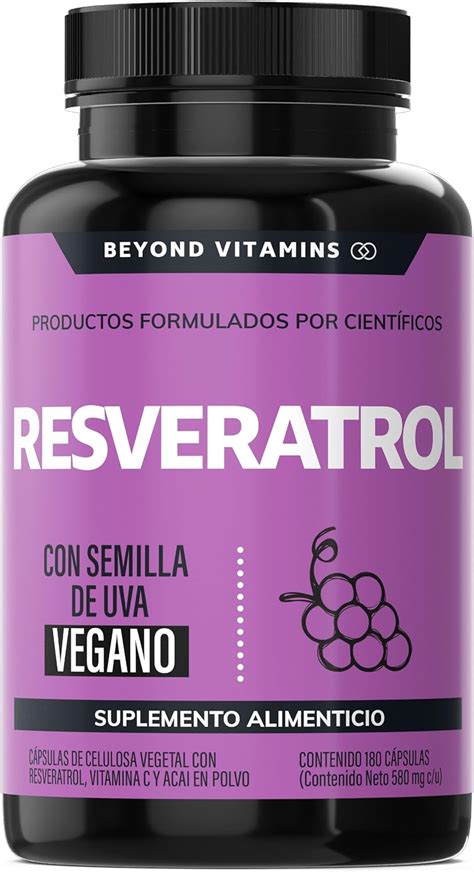 Resveratrol C Psulas Vegano Con Pimienta Negra Para Mejor