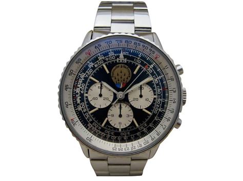 Breitling Chronographe Old Navitimer Patrouille De France Silvery