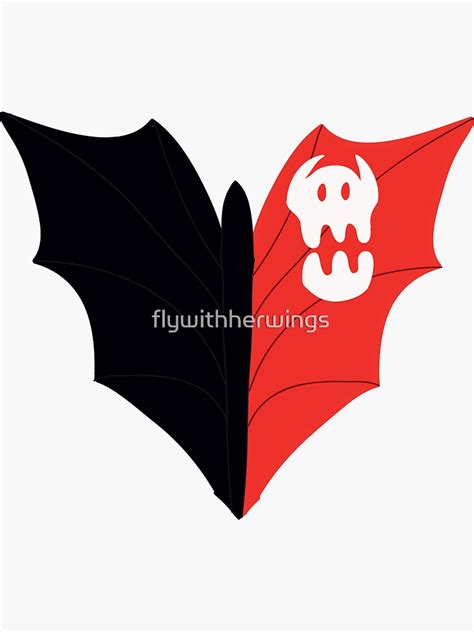 "Toothless' Tail" Sticker for Sale by flywithherwings | Redbubble