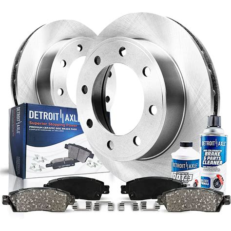 Detroit Axle Rear Brakes And Rotors Brake Pads Replacement For Dodge