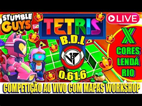 Stumble Guys Live Jogando X Cores Dos Cria Block Dash Lend Rio E