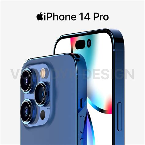 Pretty! iPhone 14 Pro blue in a new rendering concept from the latest ...