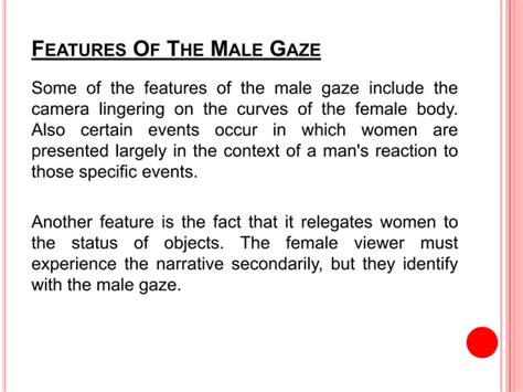 Laura Mulvey - The Male Gaze | PPT | Free Download