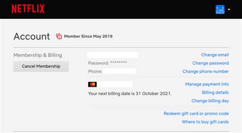 How To Update And Manage Account Payment Method On Netflix