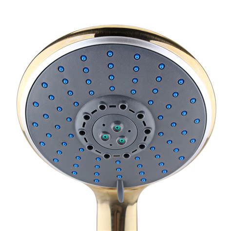 Arezzo 5 Function Large Shower Handset Brushed Brass Victorian