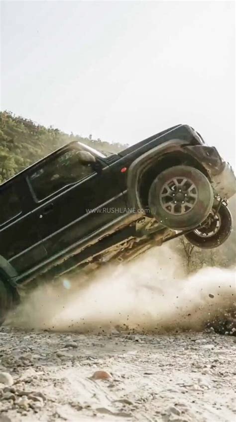 Maruti Jimny takes off during off-road - Lands in showrooms on 7th June