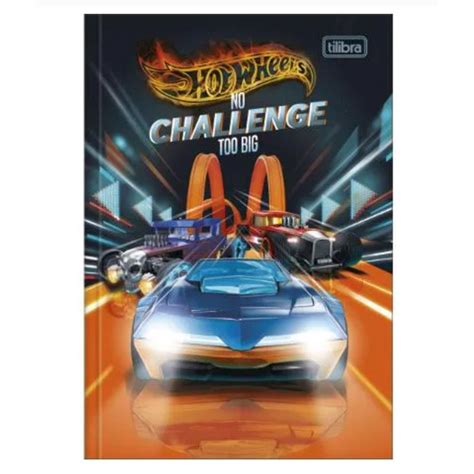 Caderno Hot Wheels No Challenge Too Big F Brochura Pequeno Tilibra Shopee Brasil
