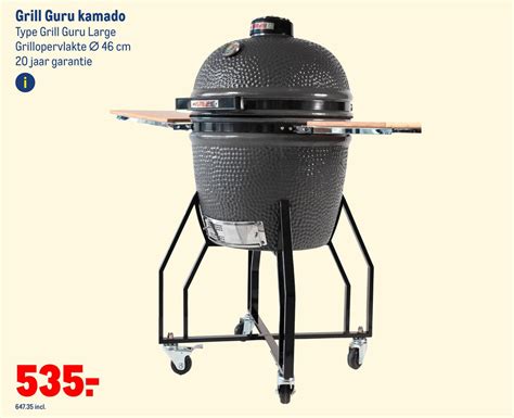 Grill Guru Kamado Type Grill Guru Large Cm Aanbieding Bij Makro