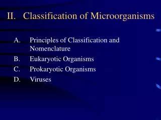 Ppt Introduction To Microbiology Classification And Nomenclature Of