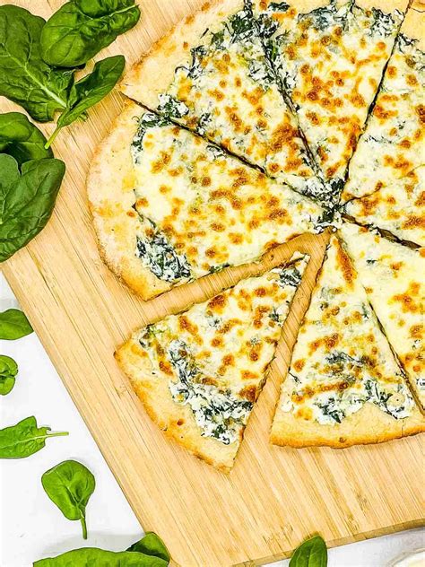 Spinach Pizza Recipe Splash Of Taste Vegetarian Recipes