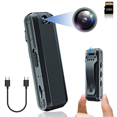 Small Body Camera 1080P Full HD Mini Body Camera With 128GB Memory