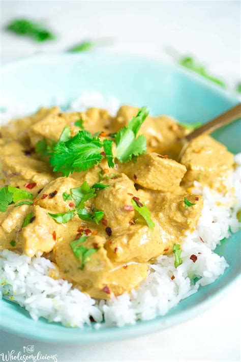 Slow Cooker Chicken Korma With Coconut Milk Wholesomelicious