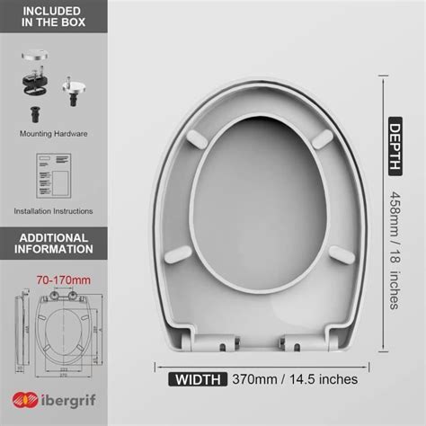 M41002 Abattant Wc Forme O Cuvette Toilette Avec Frein De Chute