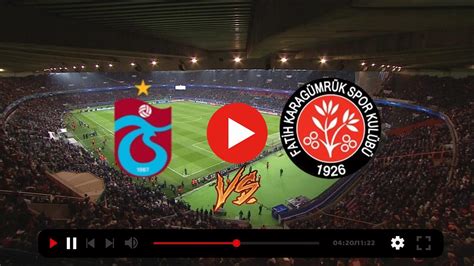 CANLI YAYIN Trabzonspor Karagümrük canlı izle yayın NTV Canlı