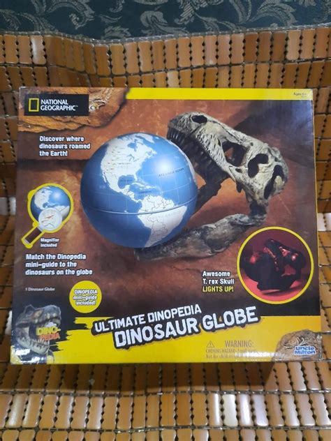 Uncle Milton National Geographic Ultimate Dinopedia Dinosaur Globe