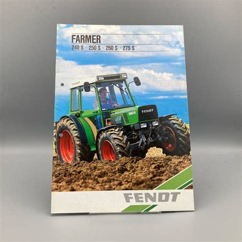 FENDT Prospekt Traktor Farmer AgRaritäten Shop