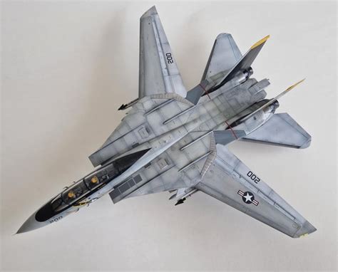 F-14A Tomcat 'Jolly Rogers' from Tamiya 1/48 : r/modelmakers