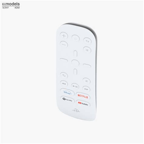 Sony Media Remote 3D model - Download Game Console on 3DModels.org